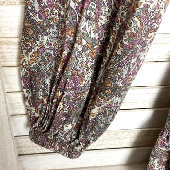 Anthropologie Paisley Long Sleeved Dress Size XS - Picture 7 of 10